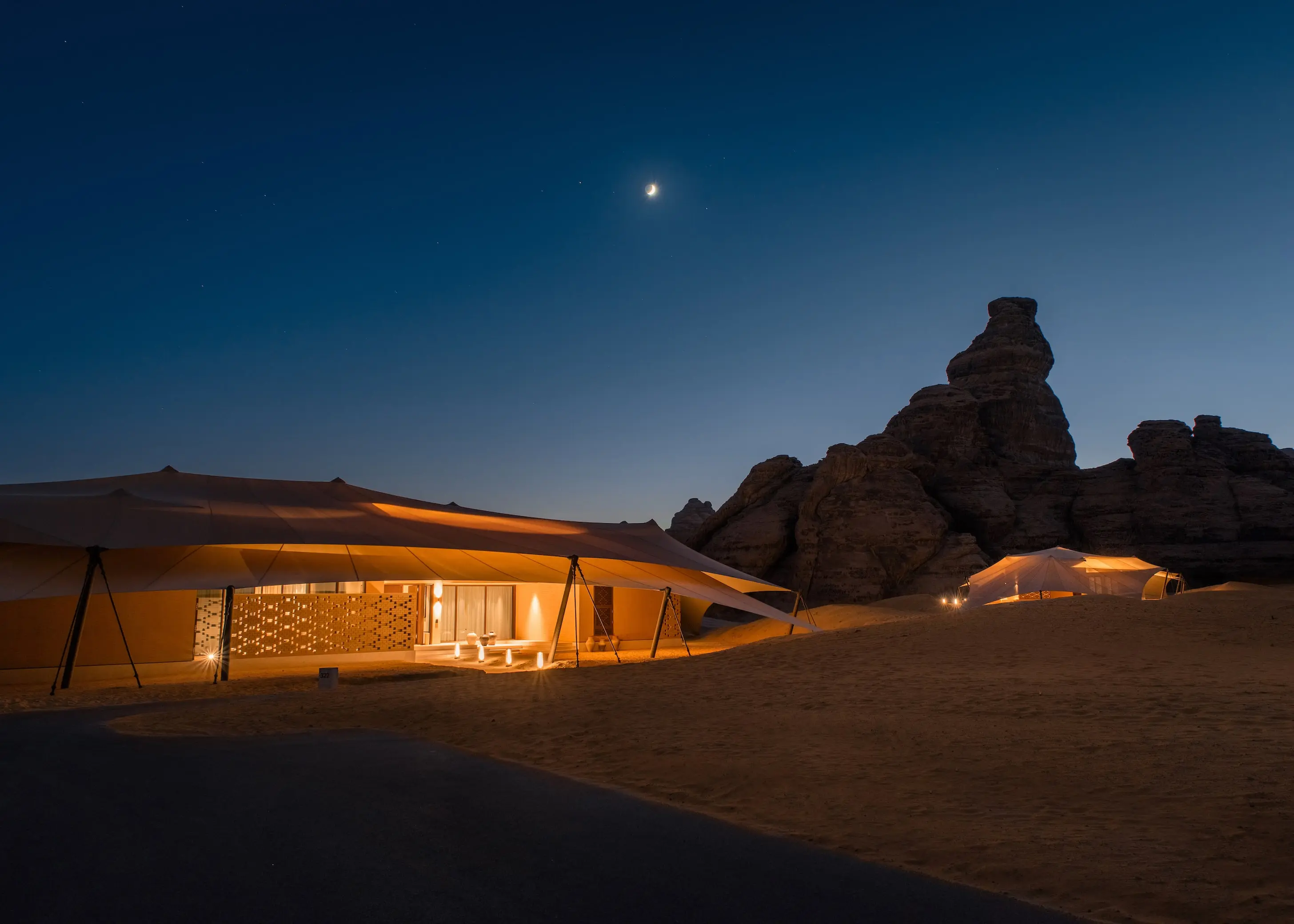 A picture of Banyan Tree sanctuary in Al-Ula, Saudi Arabia